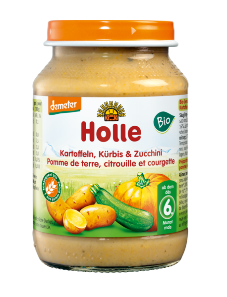 HOLLE Obiadek dynia z cukinią i ziemniakami powyżej 6 miesiąca życia