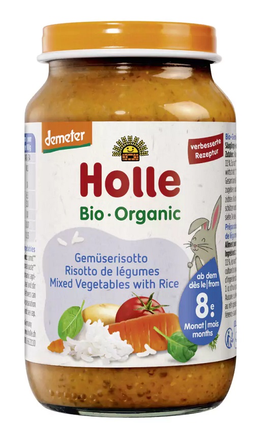 HOLLE Obiadek risotto z warzywami powyżej 8 miesiąca życia