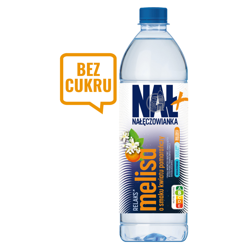 NAŁĘCZOWIANKA NAŁ+ Napój z dodatkiem magnezu i niacyny o smaku kwiatu pomarańczy