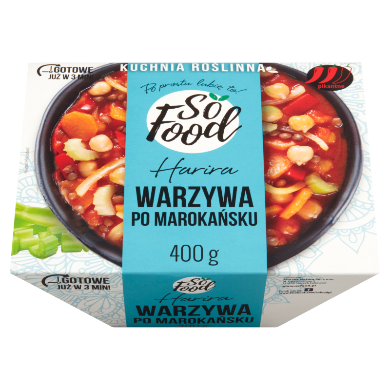 SO FOOD Harira - warzywa po marokańsku