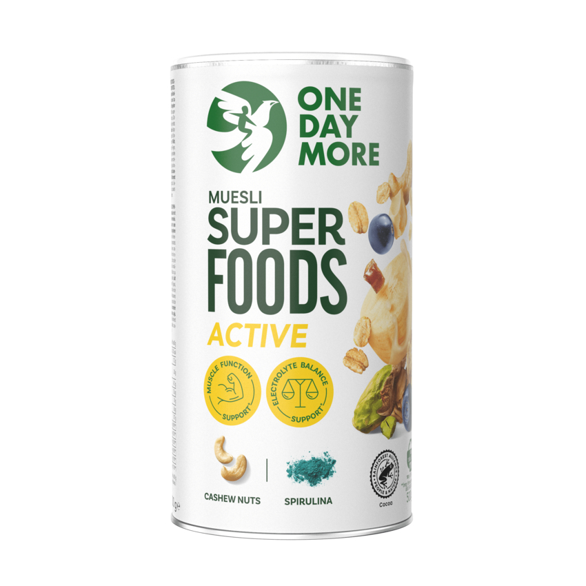 ONE DAY MORE Musli Superfoods Active