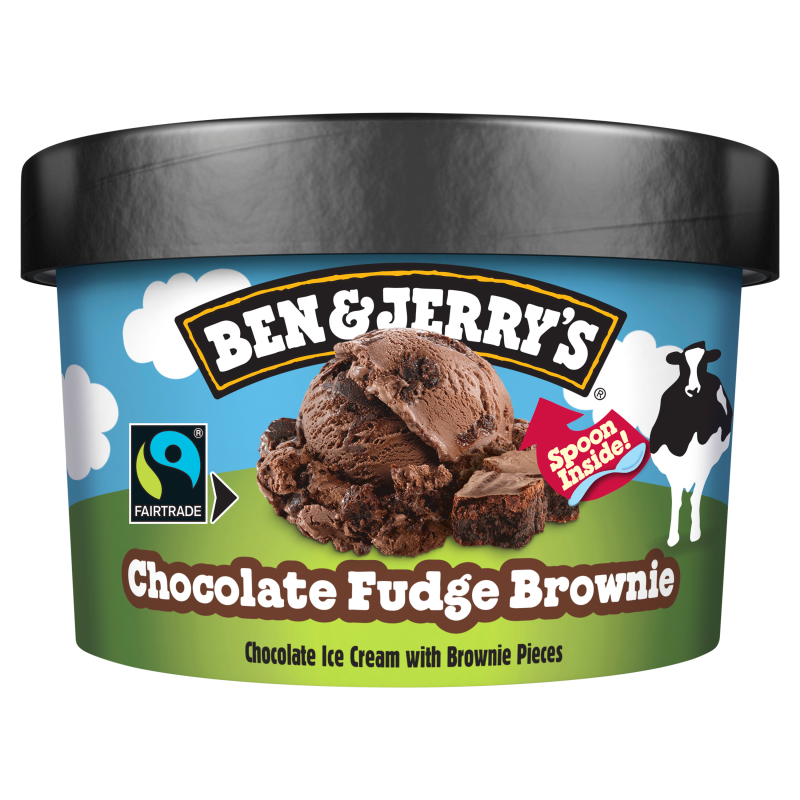 BEN&JERRY'S Chocolate Fudge Brownie Lody czekoladowe z kawałkami brownie
