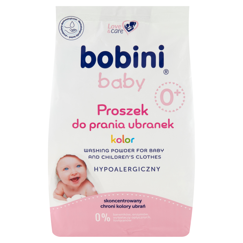 BOBINI Baby Proszek do prania ubranek niemowlęcych i dziecięcych Kolor