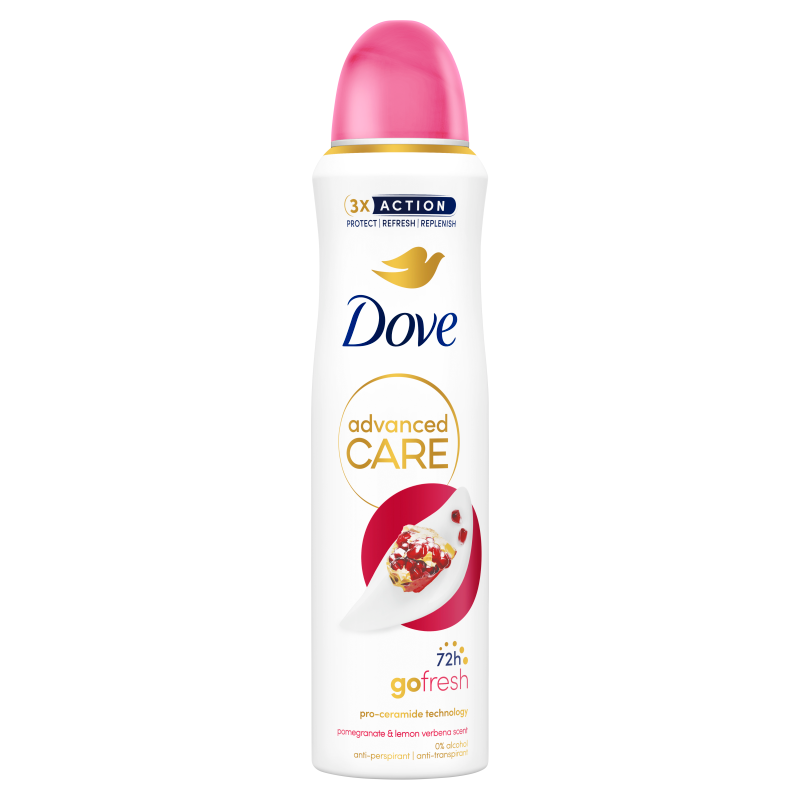 DOVE Advanced Care Antyperspirant w aerozolu Pomegranate & Lemon Verbena Scent frisco.pl