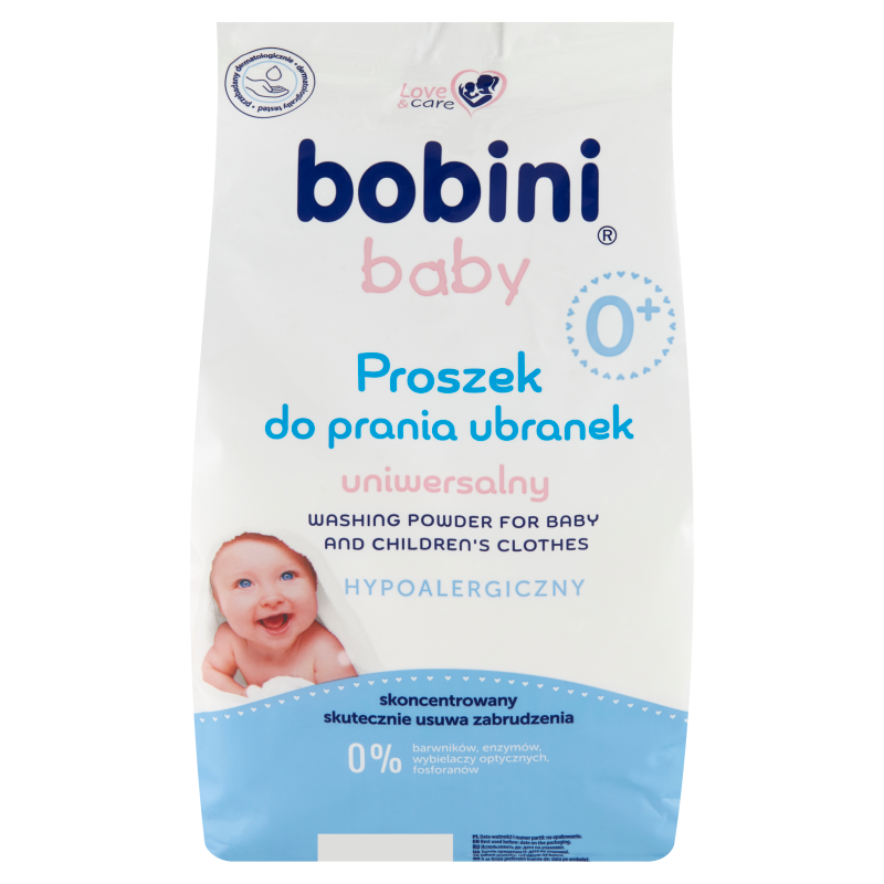 BOBINI Baby Proszek do prania ubranek niemowlęcych i dziecięcych Uniwersalny