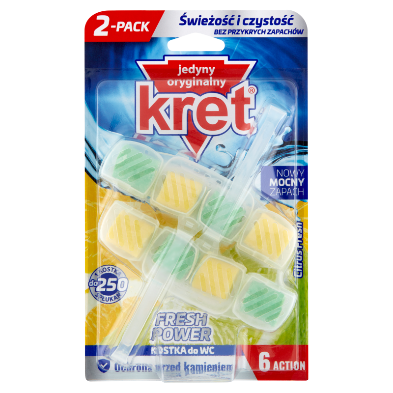 KRET Kostka w koszyczku Citrus fresh 2x40g