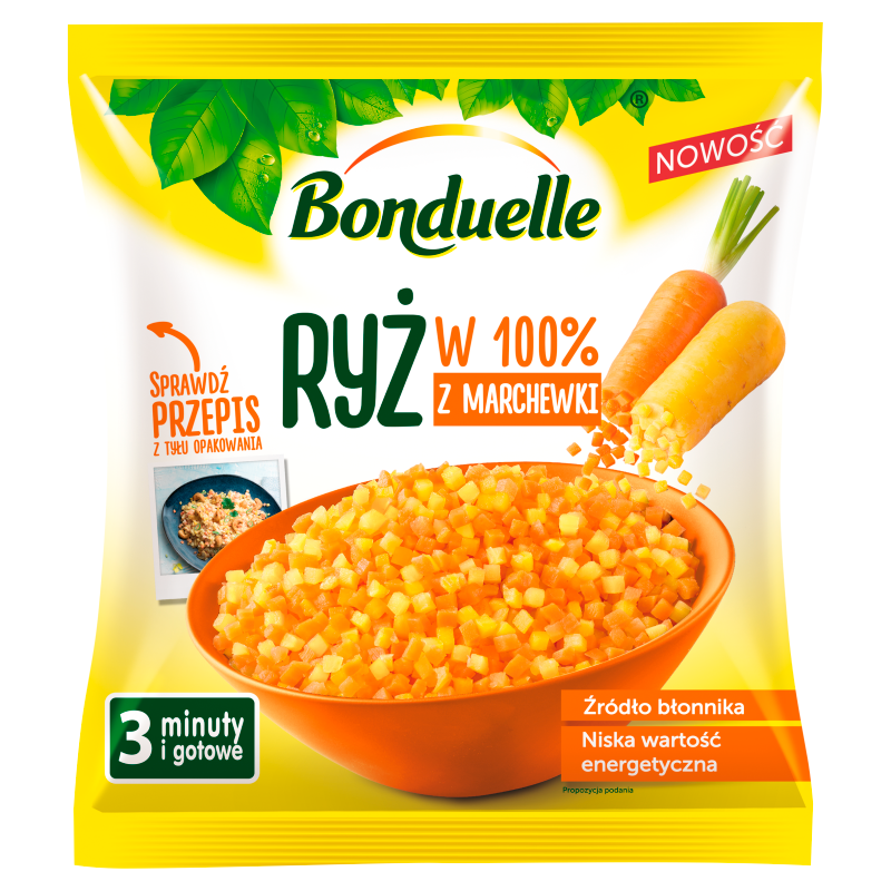 BONDUELLE Ryż w 100% z marchwi