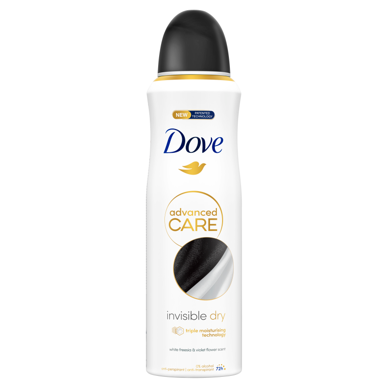 DOVE Advanced Care Antyperspirant w aerozolu White Freesia & Violet Flower Scent