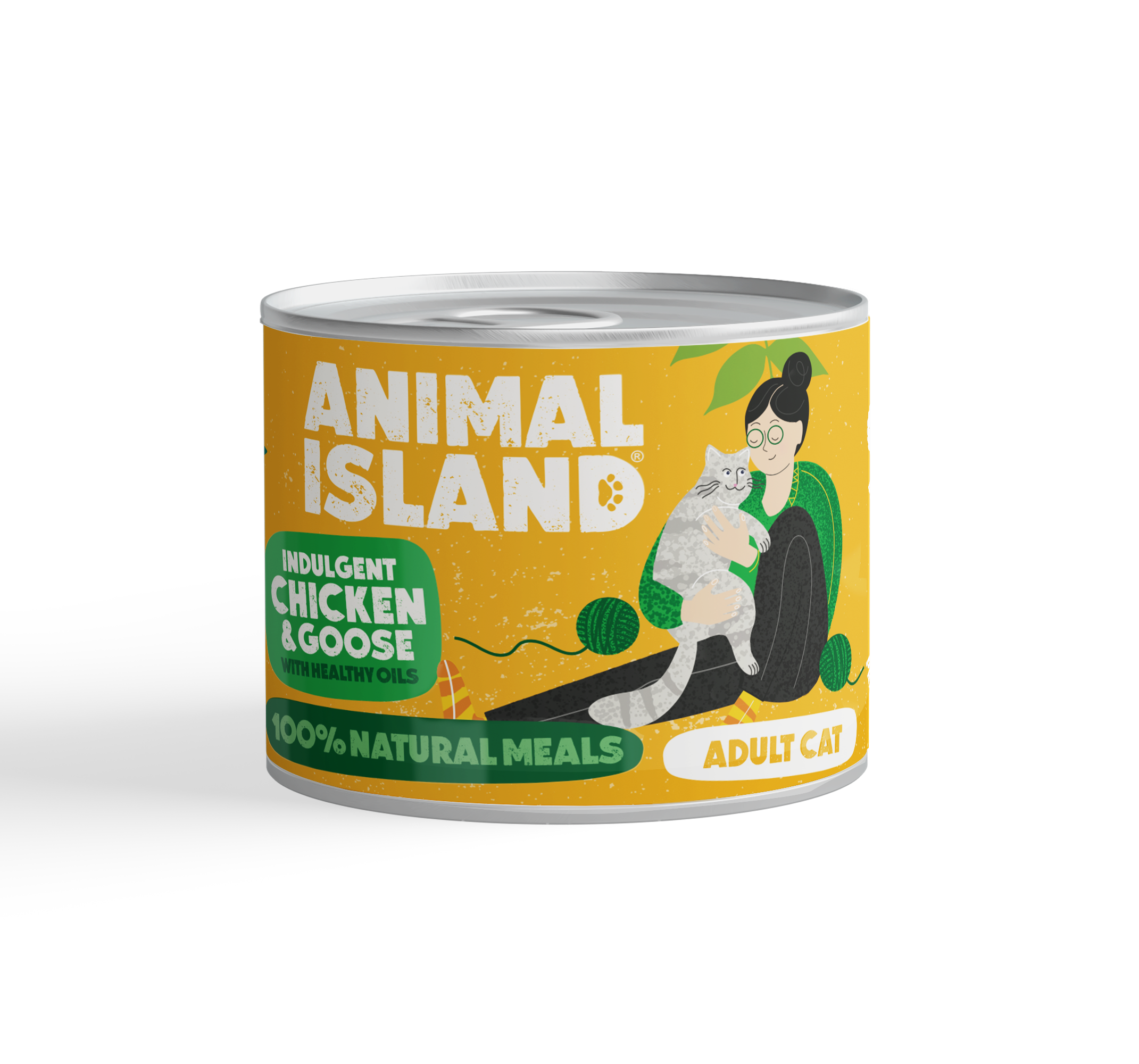 ANIMAL ISLAND Mokra karma dla kota Kurczak Gęś