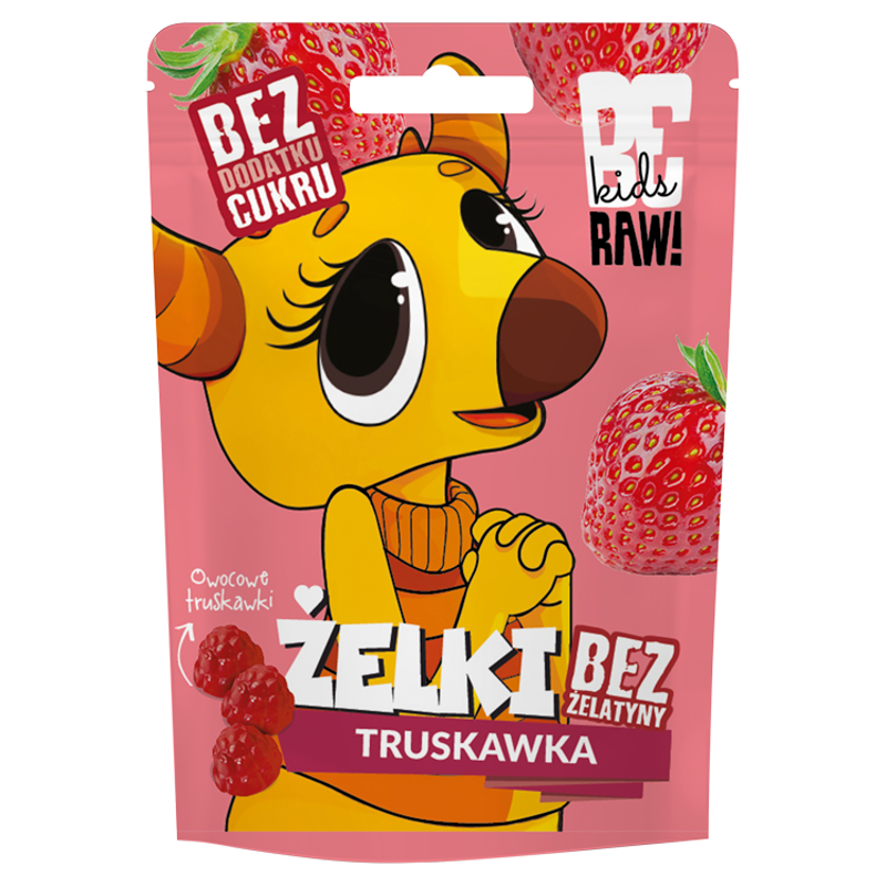 BE RAW! Kids Żelki Truskawka Jabłko frisco.pl