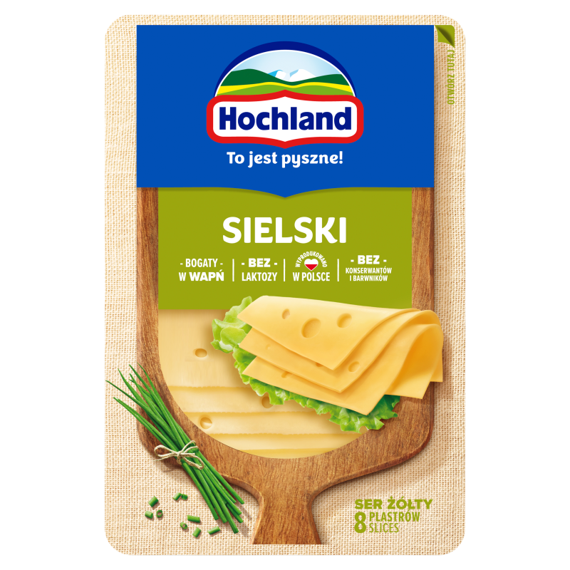HOCHLAND Sielski Ser żółty klasyczny (plastry) frisco.pl