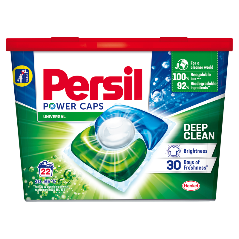 PERSIL Power Caps Kapsułki do prania Universal 22 szt.