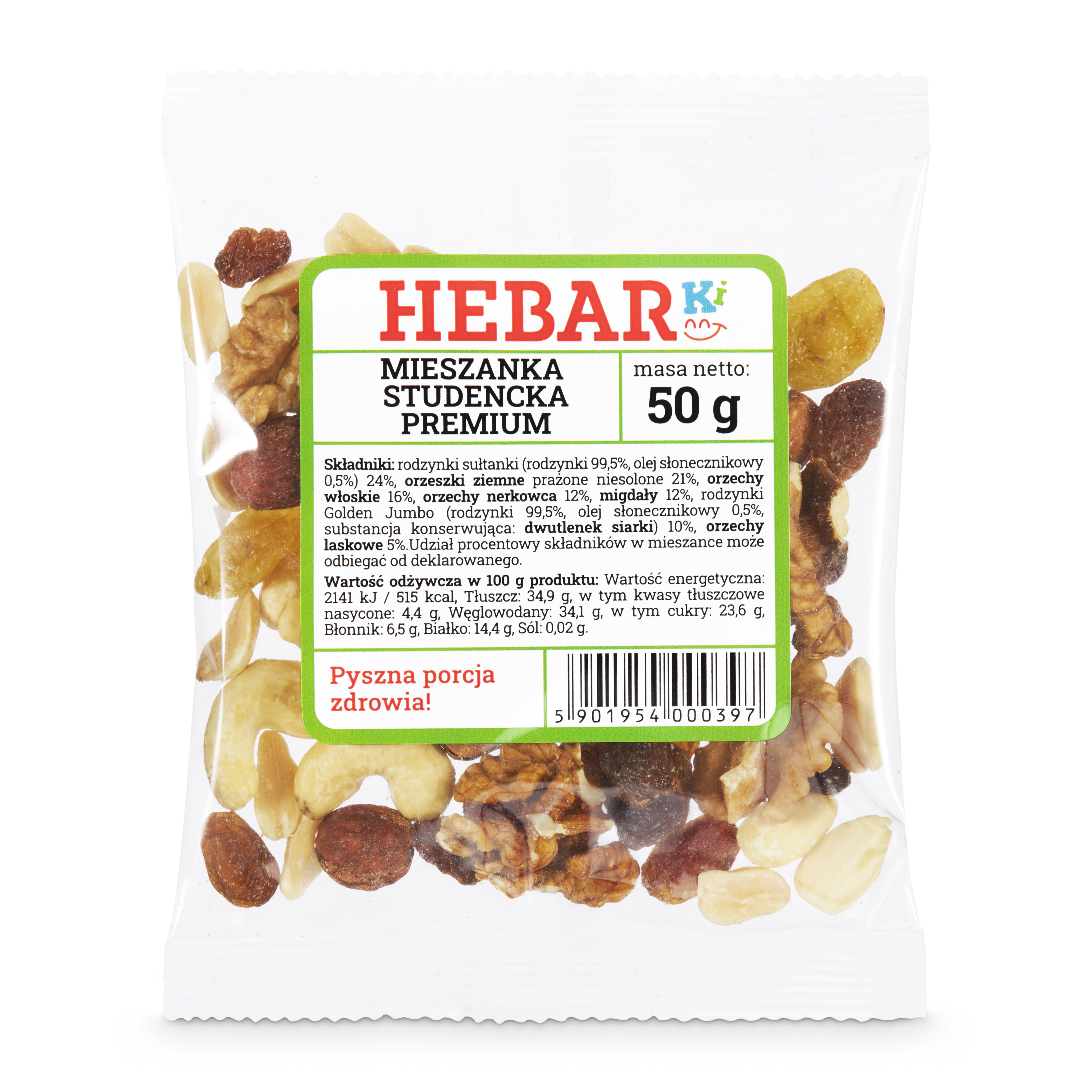 HEBAR Mieszanka studencka premium