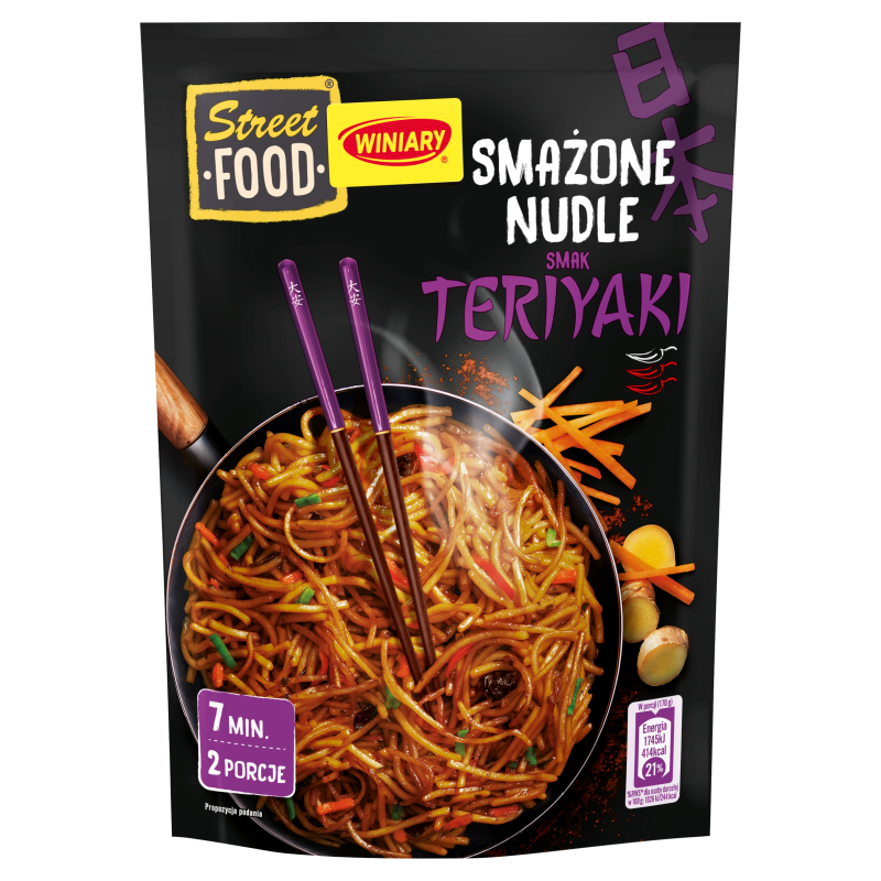 WINIARY Street Food Smażone nudle o smaku teriyaki frisco.pl