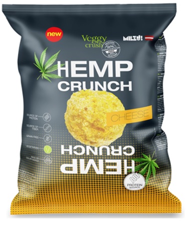Hemp Crunch Chrupki o smaku sera z białkiem konopnym
