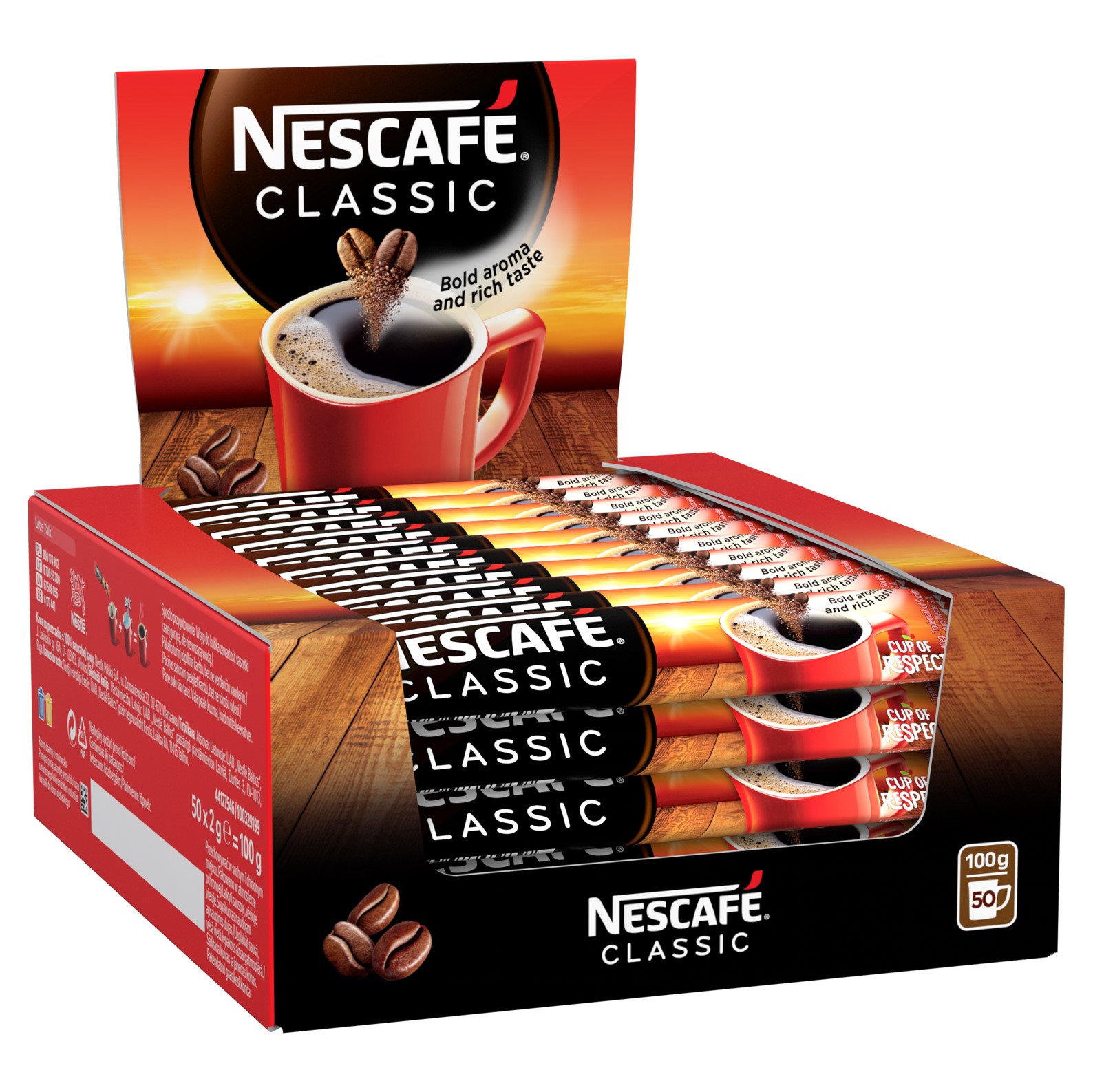 NESCAFÉ Classic Kawa rozpuszczalna (50 saszetek)