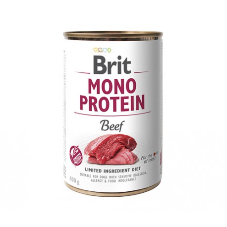BRIT Mono Protein Mokry pokarm dla dorosłych psów wszystkich ras z wołowiną, puszka