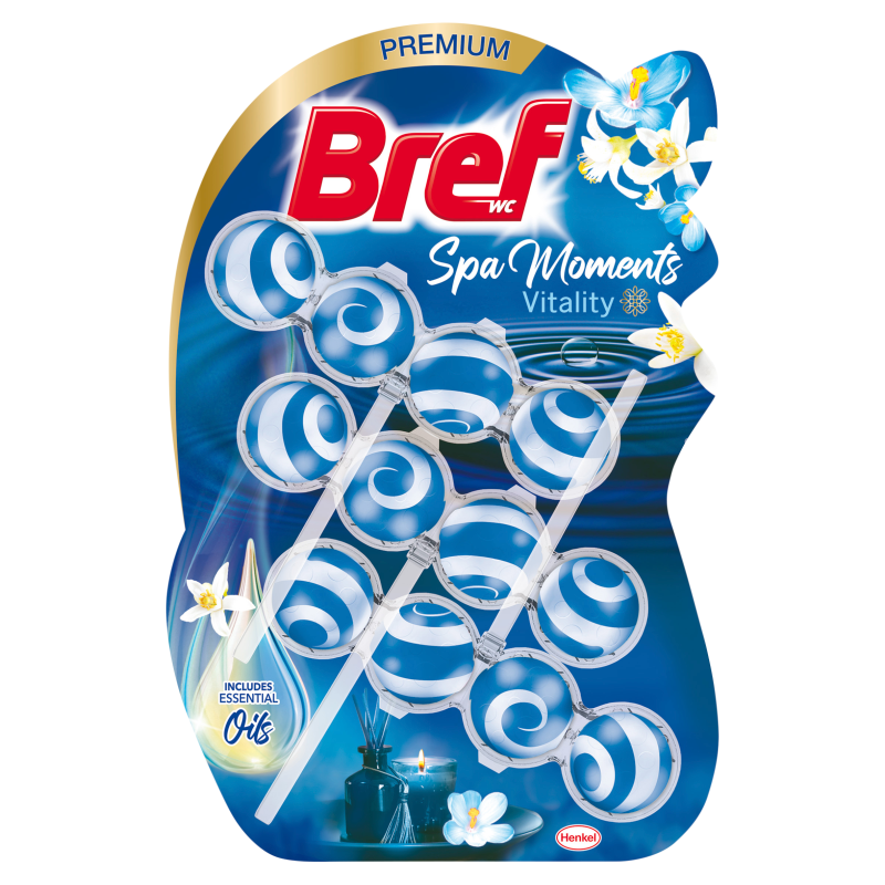 BREF Wellness Vitality Zawieszka do WC 3x50g