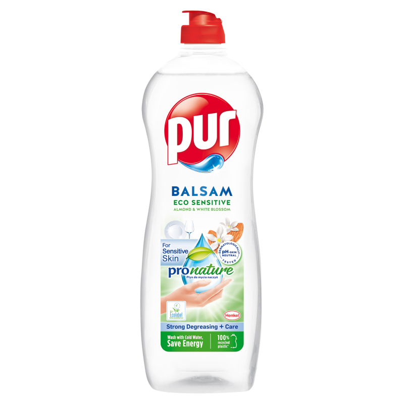 PUR Pro Nature Balsam do mycia naczyń Migdał i Biały kwiat frisco.pl