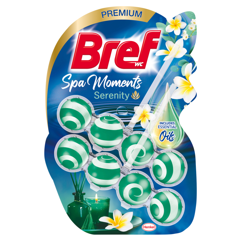 BREF Wellness Serenity Zawieszka do WC 2x50g
