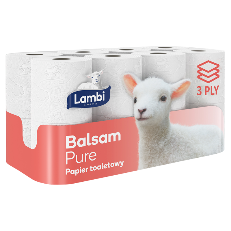LAMBI Papier toaletowy Pure 16 rolek