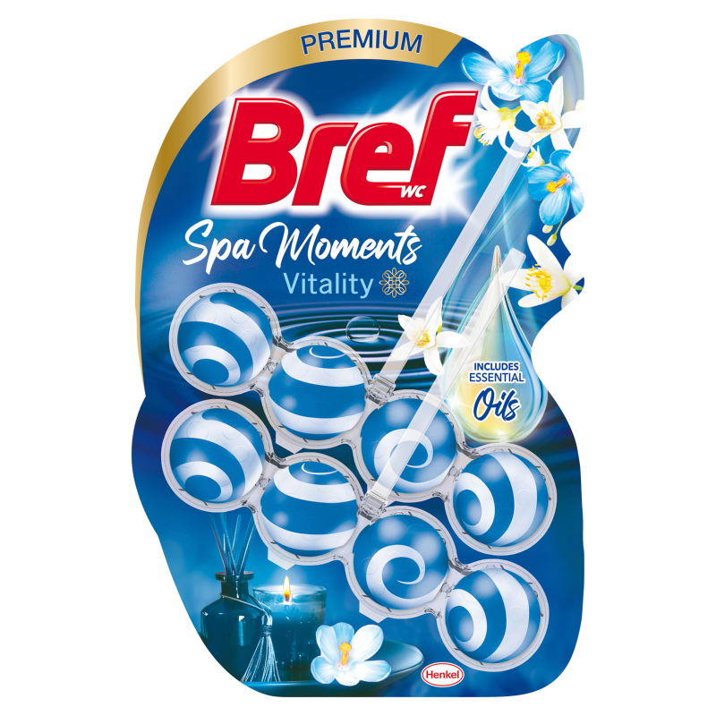 BREF Wellness Vitality Zawieszka do WC 2x50g