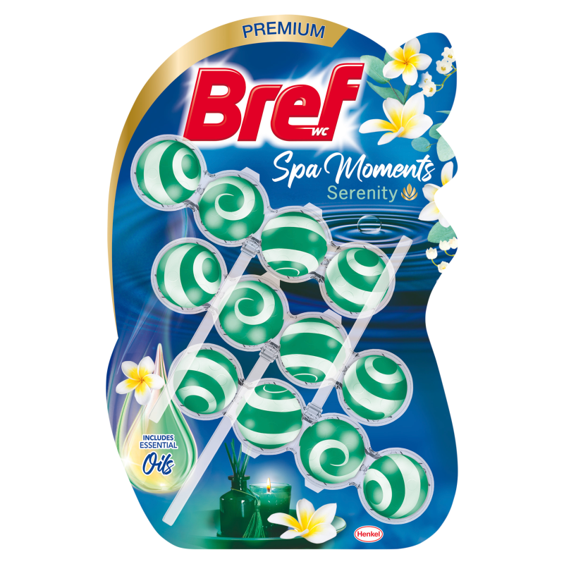 BREF Wellness Serenity Zawieszka do WC 3x50g