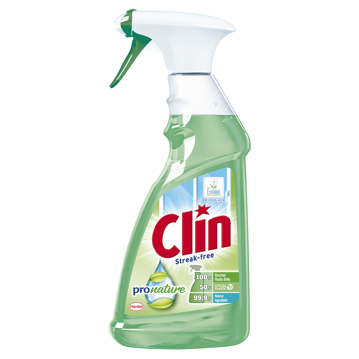 CLIN Pro Nature Płyn do mycia powierzchni szklanych frisco.pl