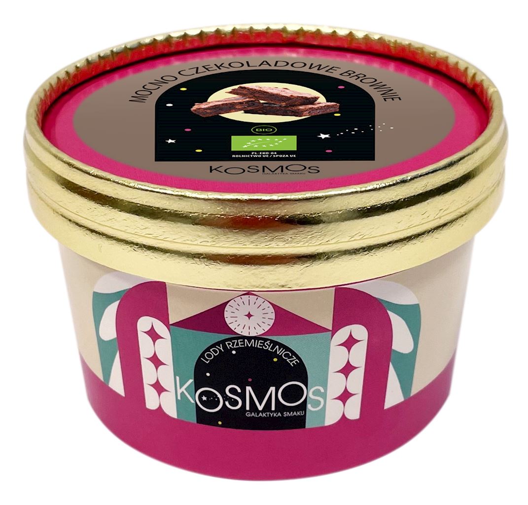 LODY RZEMIEŚLNICZE KOSMOS Lody mocno czekoladowe Brownie BIO