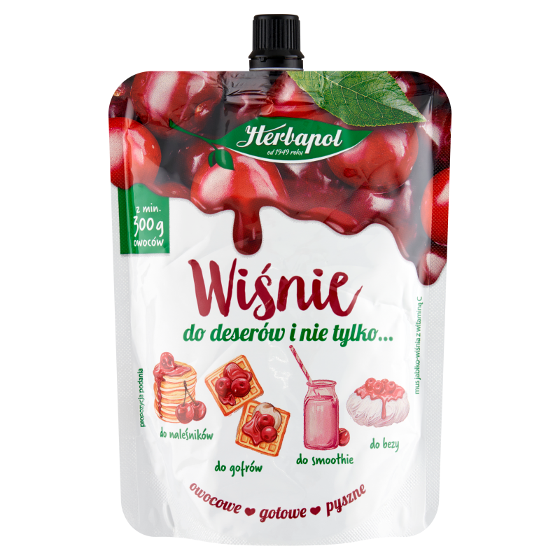 HERBAPOL Mus dżemowy wiśniowy