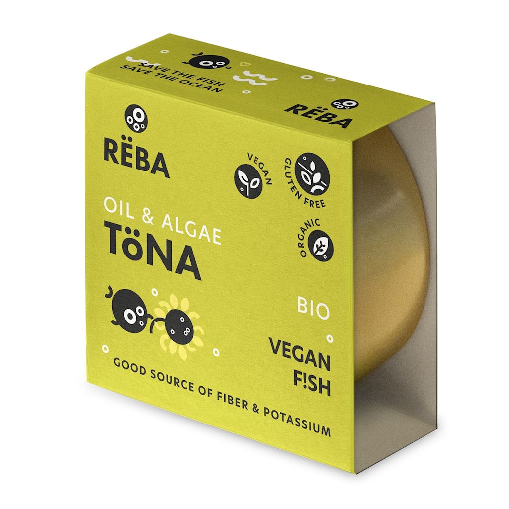 REBA Tuńczyk roślinny w oleju słonecznikowym bezglutenowy BIO