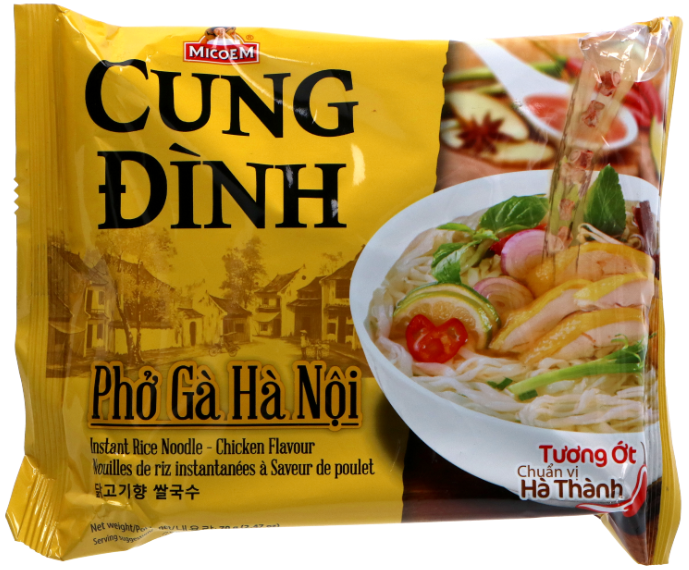 CUNG DINH Zupa Pho Ga o smaku kurczaka z makaronem ryżowym (instant)