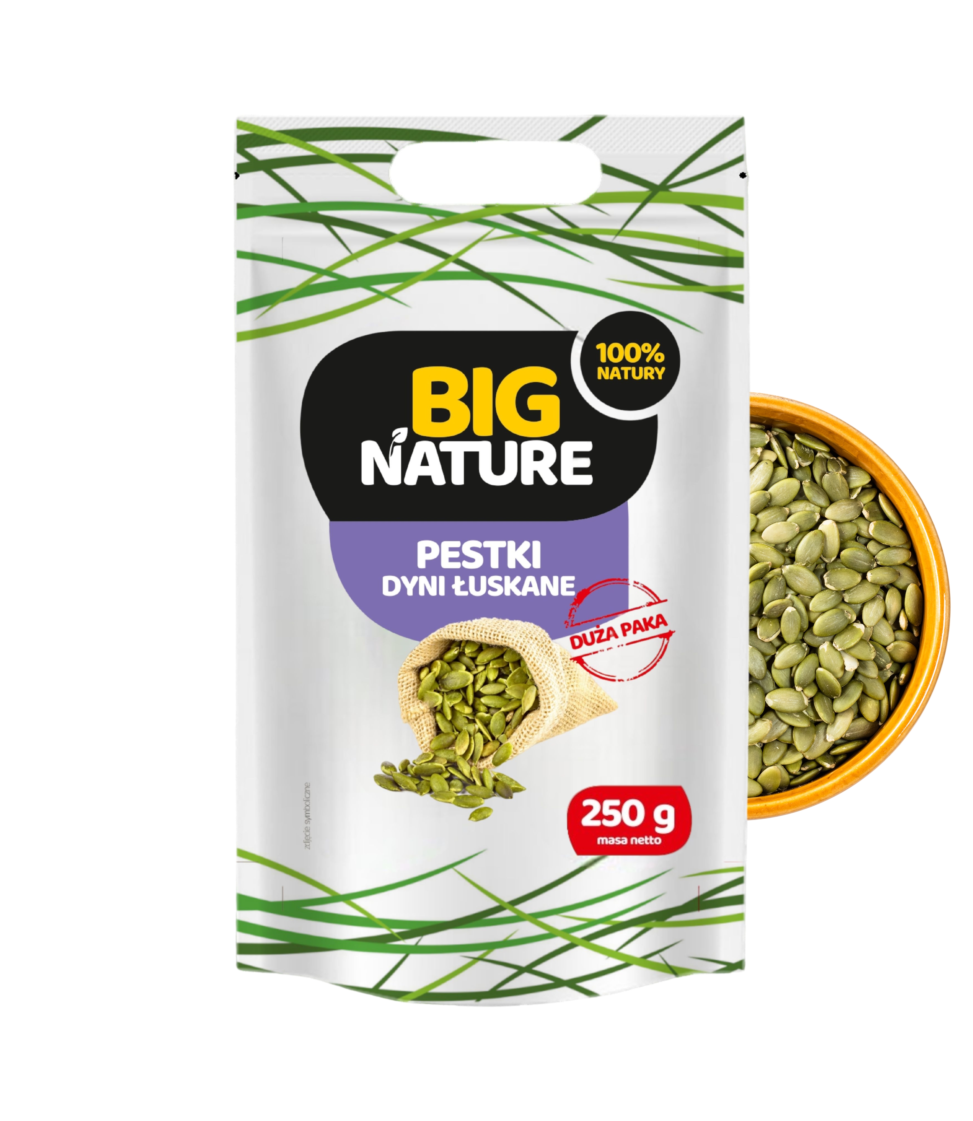 BIG NATURE Pestki dyni łuskane