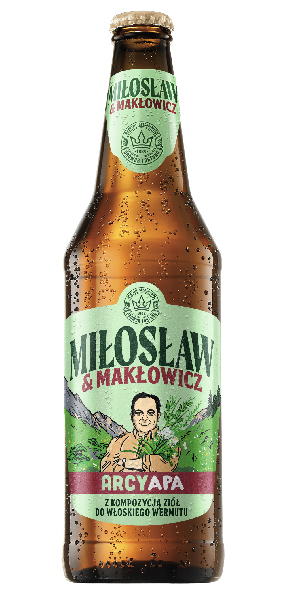 MIŁOSŁAW Makłowicz Arcy APA Piwo (butelka bezzwrotna)