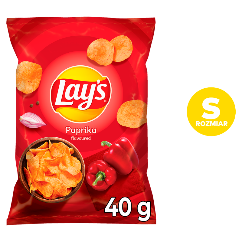 LAY'S Chipsy ziemniaczane o smaku papryki