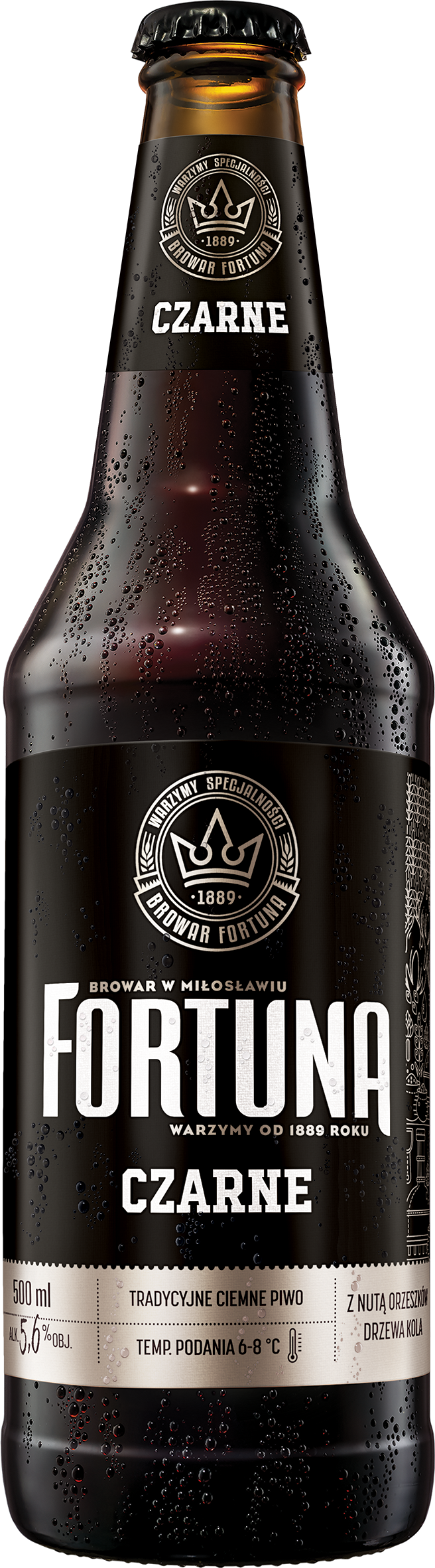 FORTUNA. Czarne Piwo (butelka bezzwrotna)