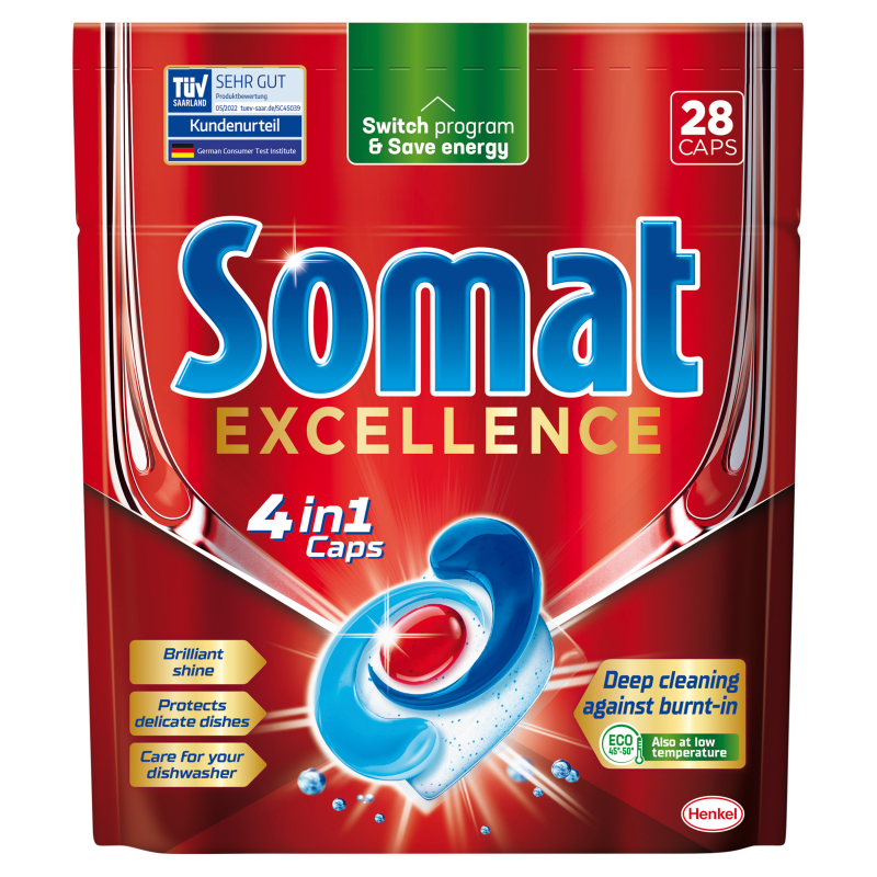 SOMAT Excellence Tabletki do zmywarki 28 szt.