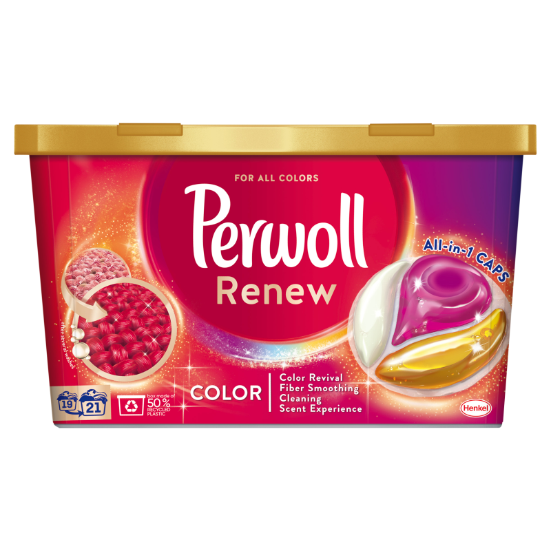 PERWOLL Renew Kapsułki do prania kolorowych tkanin 21 szt.