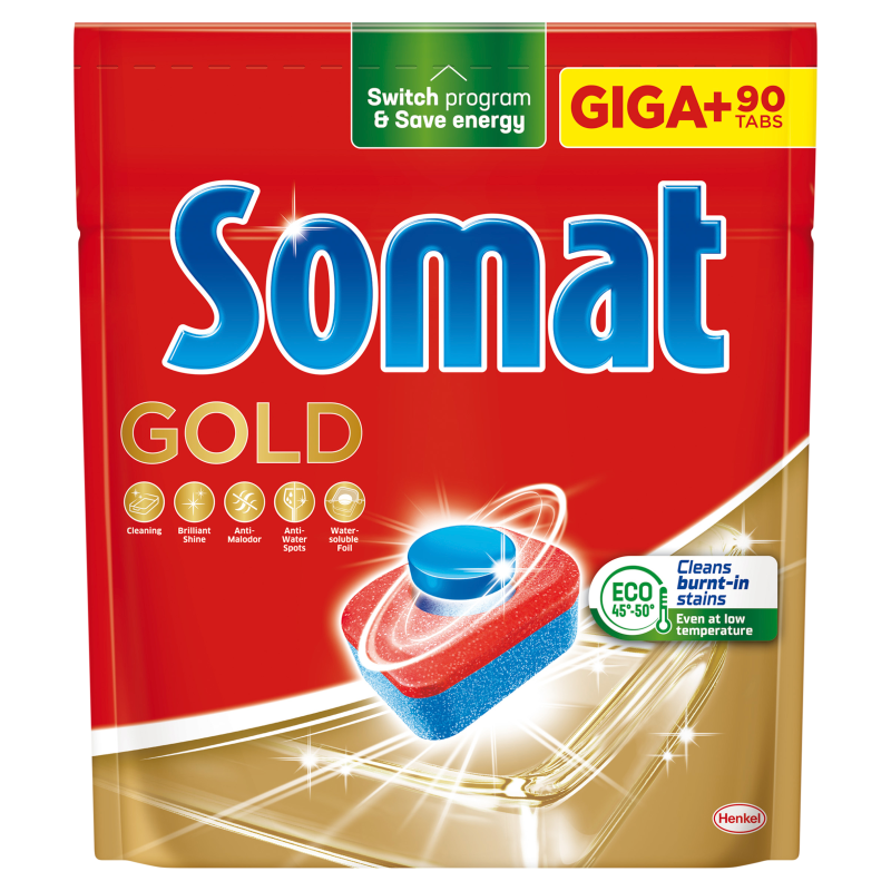 SOMAT Gold Tabletki do zmywarki 90 szt.