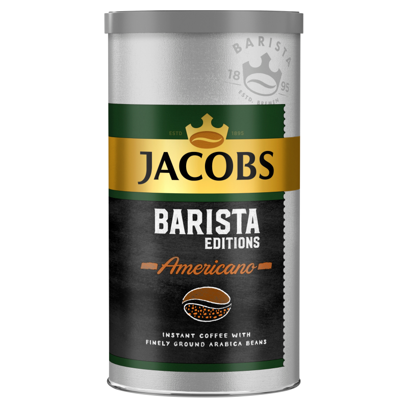JACOBS Barista Editions Americano Kawa rozpuszczalna z drobno zmielonymi ziarnami Arabici