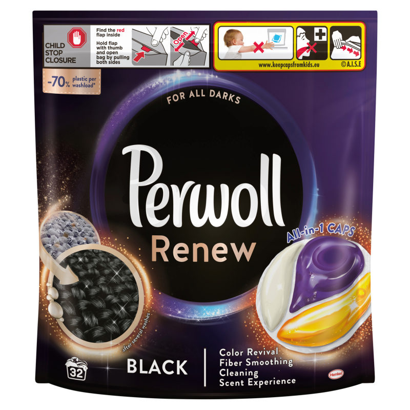 PERWOLL Renew Kapsułki do prania Black 32 szt. frisco.pl