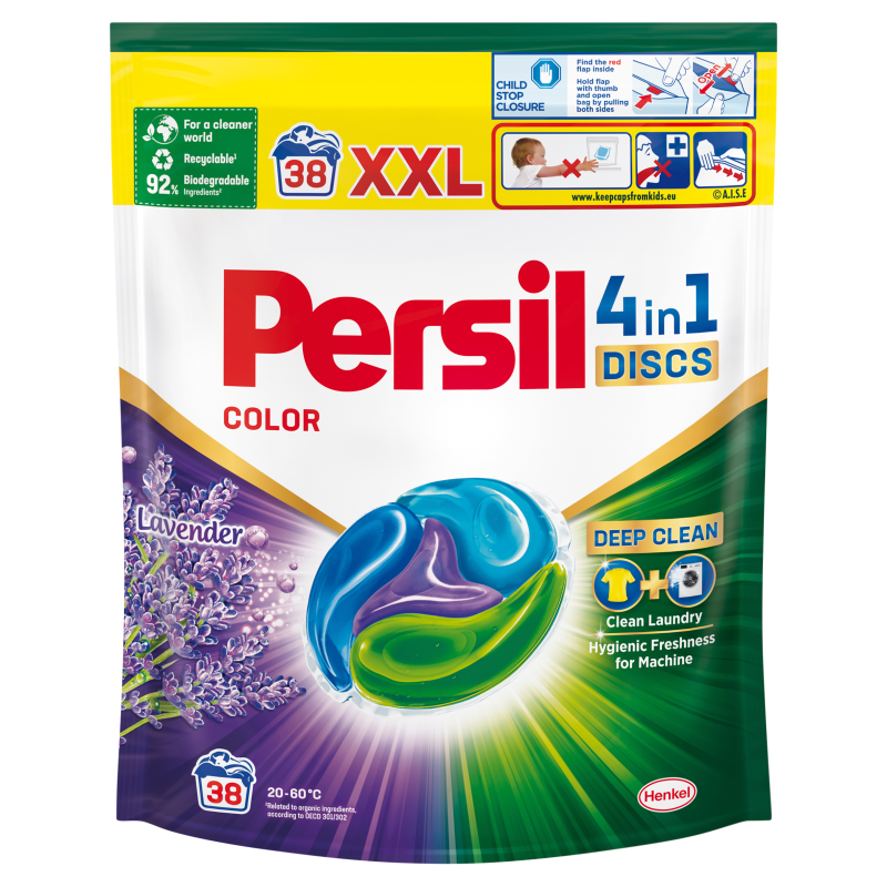 PERSIL Color Discs Kapsułki do prania Lavender 38 szt. frisco.pl