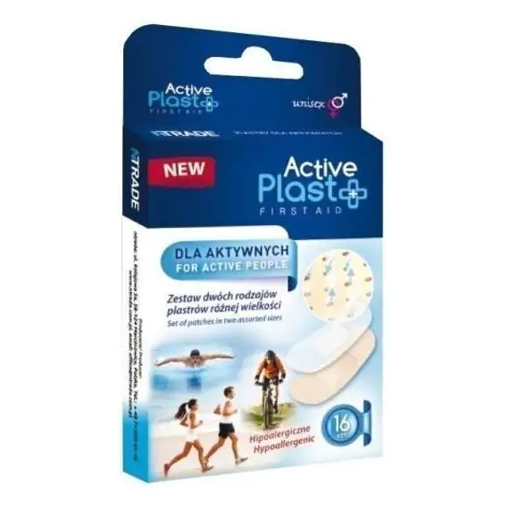 ACTIVE PLAST Plastry dla aktywnych 16 pcs.