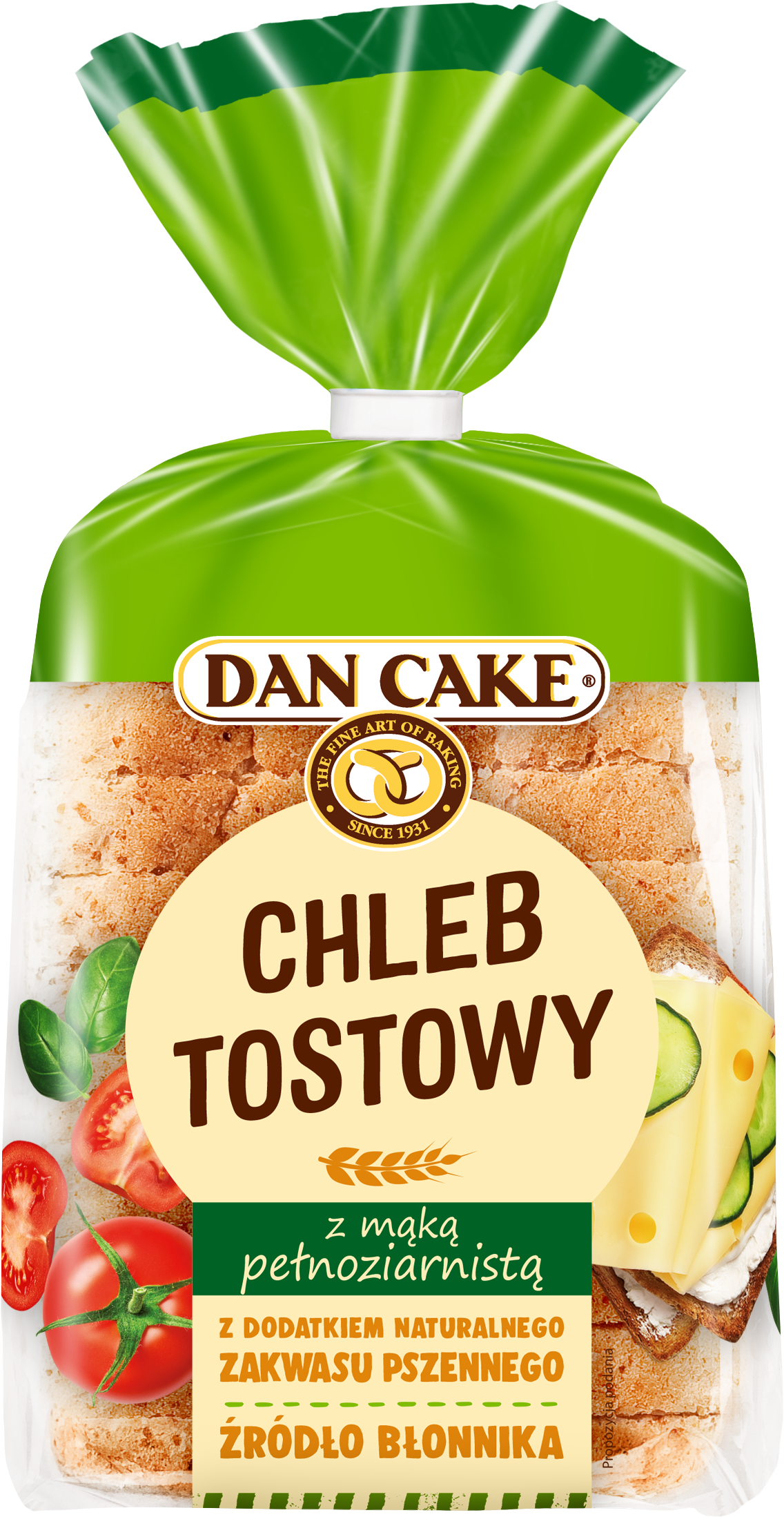 DAN CAKE Chleb tostowy pełnoziarnisty frisco.pl