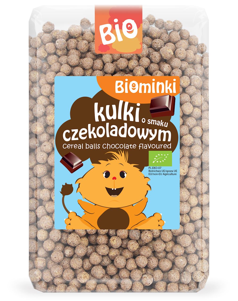 BIOMINKI Kulki o smaku czekoladowym BIO