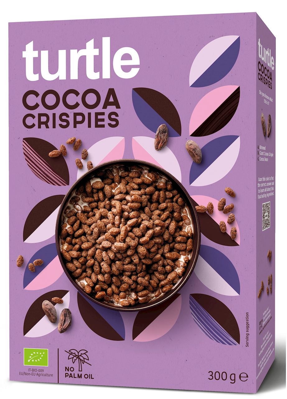 TURTLE Chrupki ryżowe kakaowe BIO