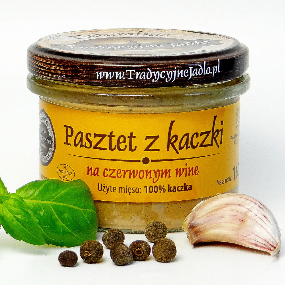 TRADYCYJNE JADŁO Pasztet z kaczki