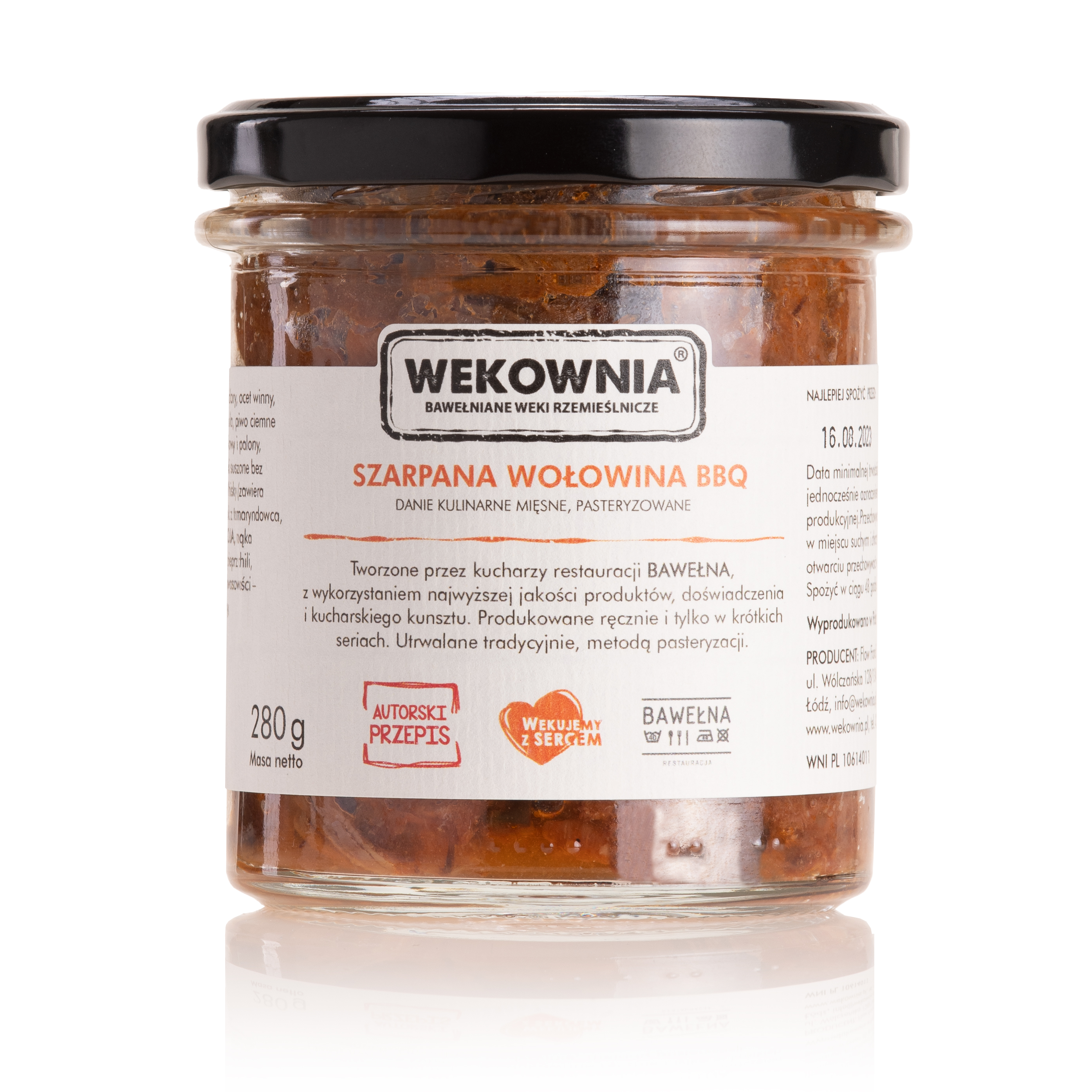 WEKOWNIA Szarpana wołowina BBQ