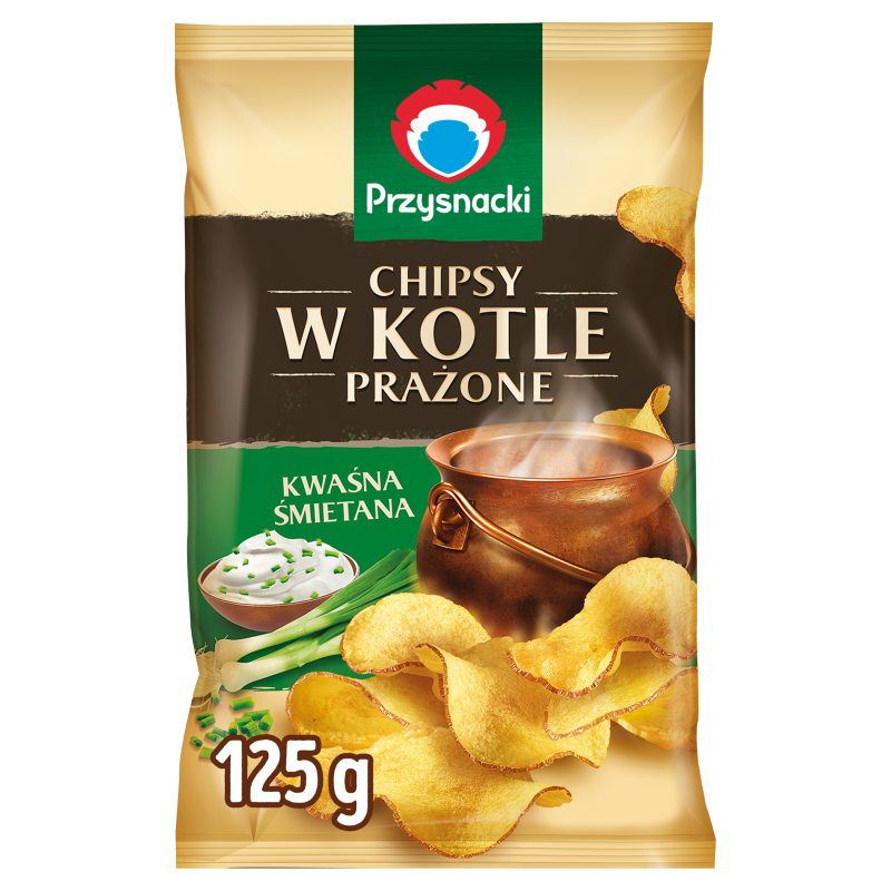 PRZYSNACKI Chipsy w kotle prażone kwaśna śmietana frisco.pl