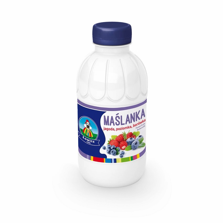 OSM ŁOWICZ Maślanka jagoda-poziomka-borówka